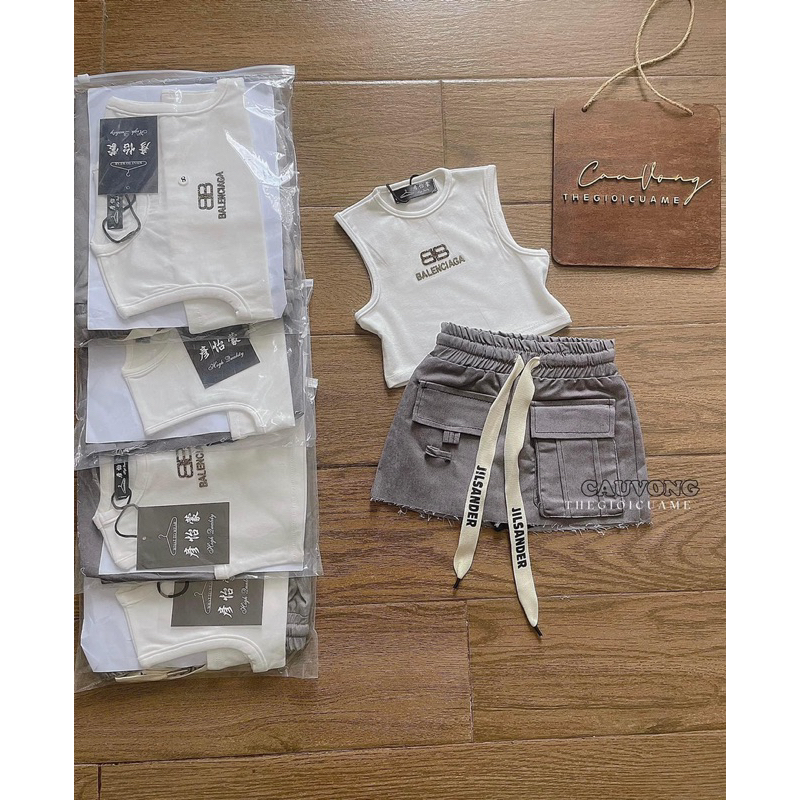 Set váy dễ thương cho bé gái