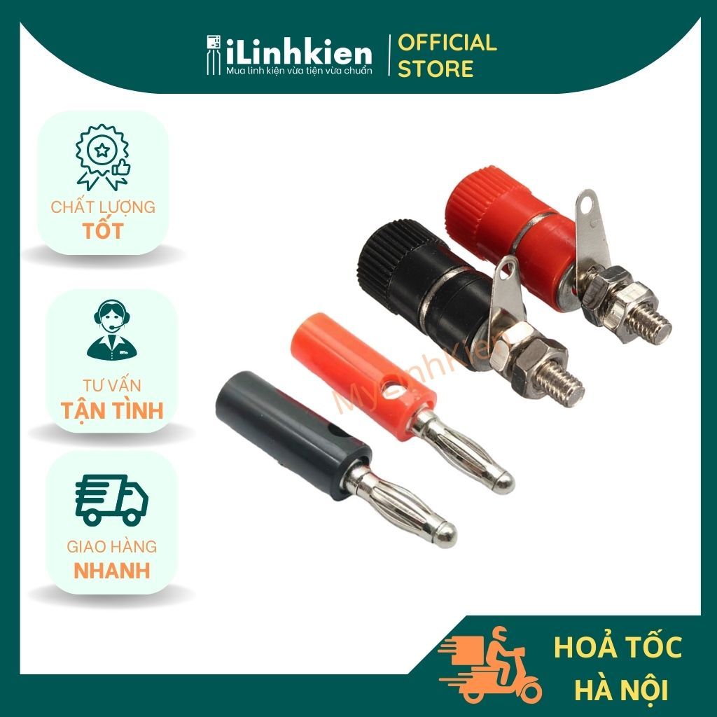 Jack nối đực - cái combo 2 đôi JS910 và bắp chuối ( 1 đôi bắp chuối đực + 1 đôi JS910 )