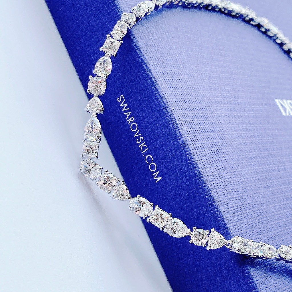 Set Tennis Deluxe Gồm Vòng cổ + Bông Tai