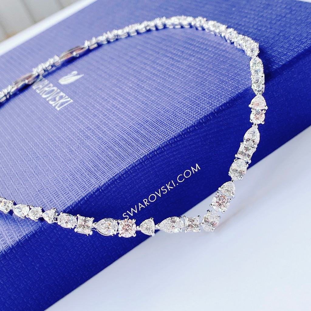 Set Tennis Deluxe Gồm Vòng cổ + Bông Tai