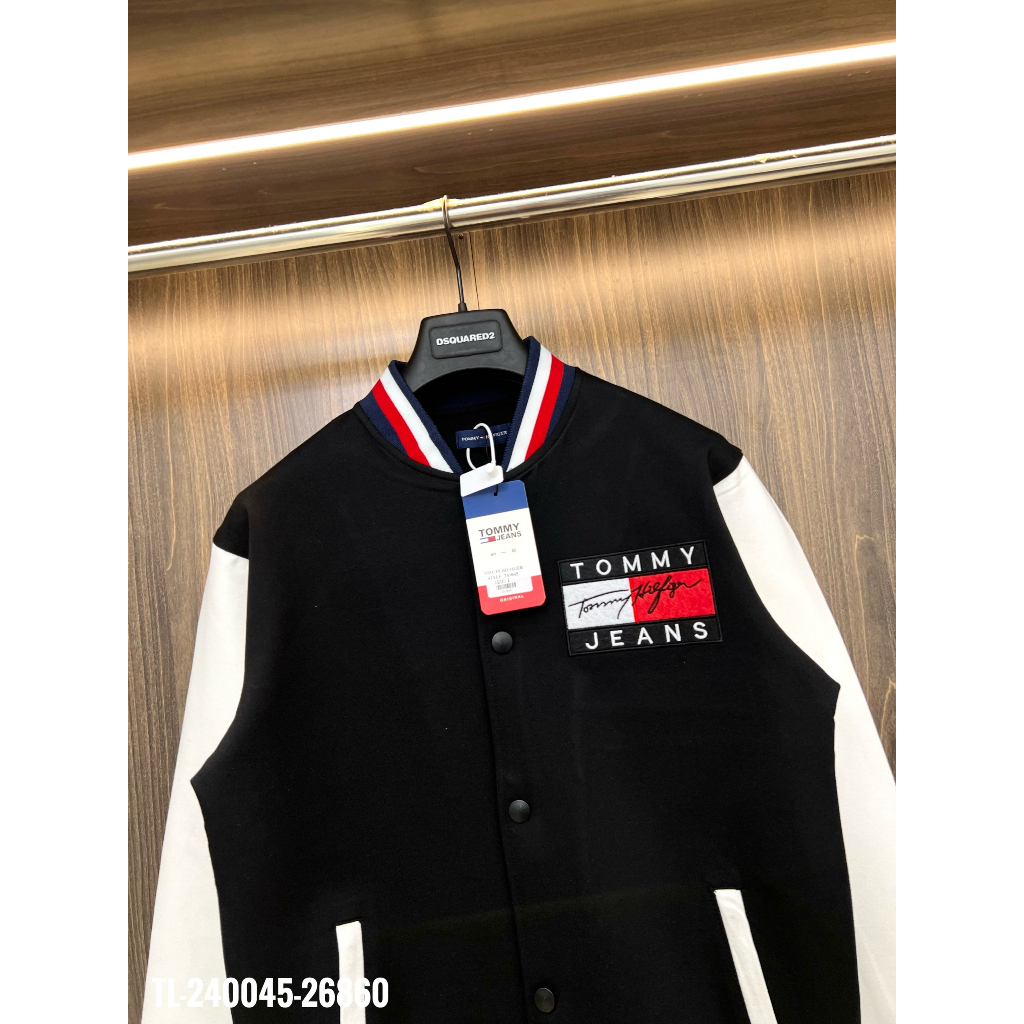 🔥Hot 2023🔥Áo khoác bomber Tommy thêu siêu ddpj,áo bomber tommy nam nữ hot top top