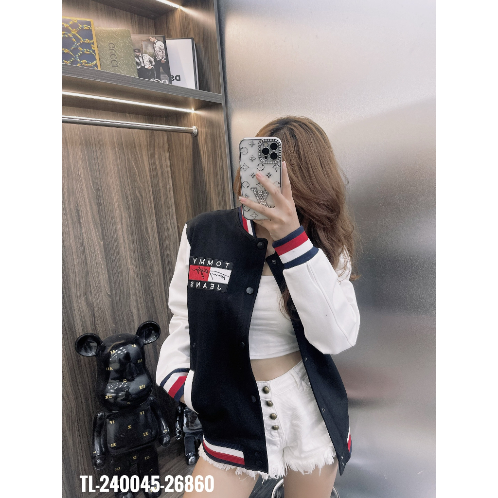 🔥Hot 2023🔥Áo khoác bomber Tommy thêu siêu ddpj,áo bomber tommy nam nữ hot top top