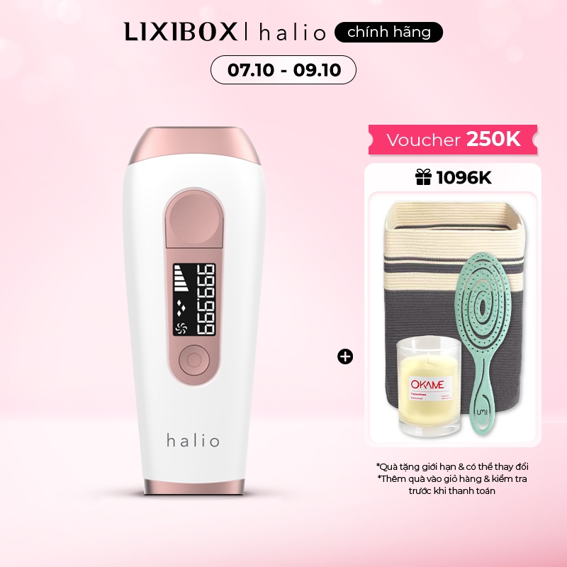 Máy triệt lông vĩnh viễn tại nhà Halio IPL Hair Removal Device