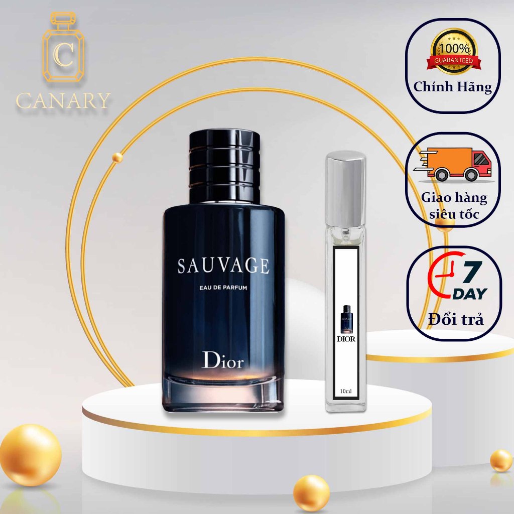 Nước Hoa Nam Chính Hãng Dior Sauvage 10Ml Tinh Tế, Trầm Ấm Và Đầy Mê Hoặc