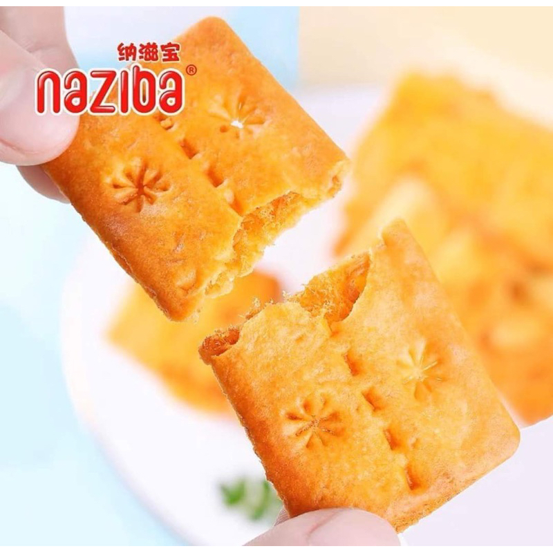 Bánh quy giòn có nhân NAZIBA 216g - Hongkong | Ăn vặt ngon rẻ Tano
