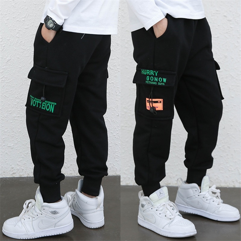 Quần dài bé trai jogger size đại  chất umi cao cấp hàn quốc túi hộp dây kéo in hình hải tặc từ20-40 kg lovelykid97.store