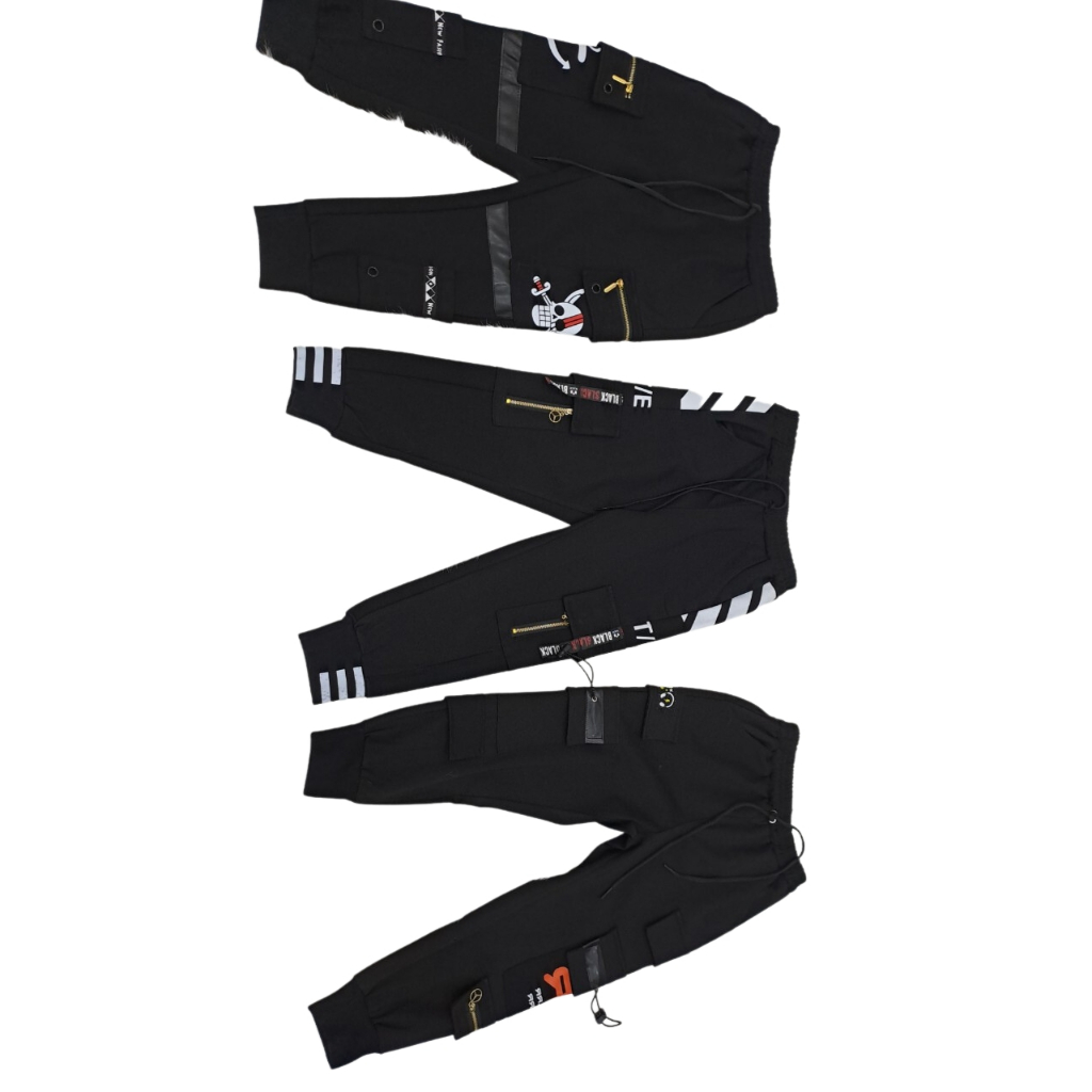 Quần dài bé trai jogger size đại  chất umi cao cấp hàn quốc túi hộp dây kéo in hình hải tặc từ20-40 kg lovelykid97.store
