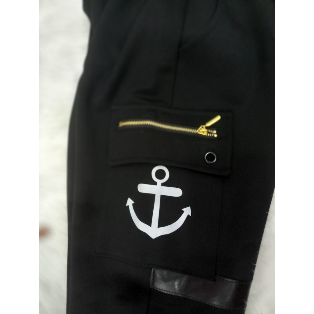 Quần dài bé trai jogger size đại  chất umi cao cấp hàn quốc túi hộp dây kéo in hình hải tặc từ20-40 kg lovelykid97.store