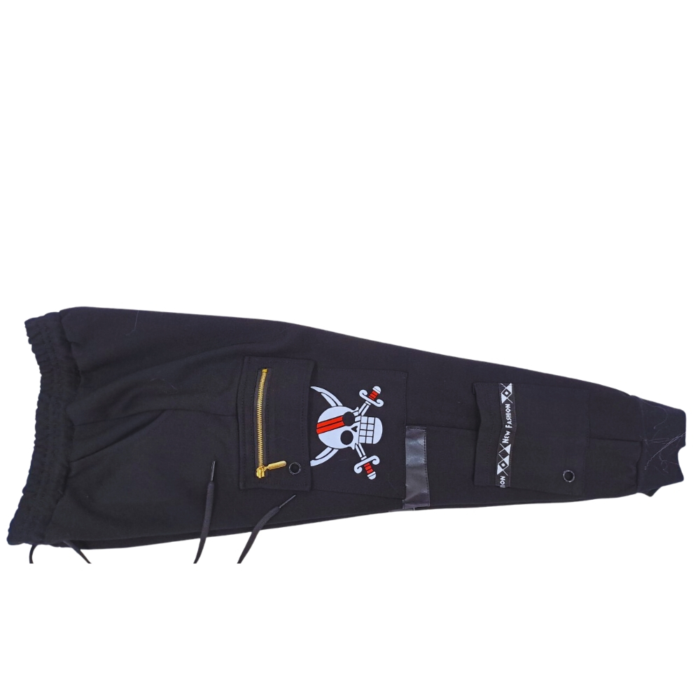 Quần dài bé trai jogger size đại  chất umi cao cấp hàn quốc túi hộp dây kéo in hình hải tặc từ20-40 kg lovelykid97.store