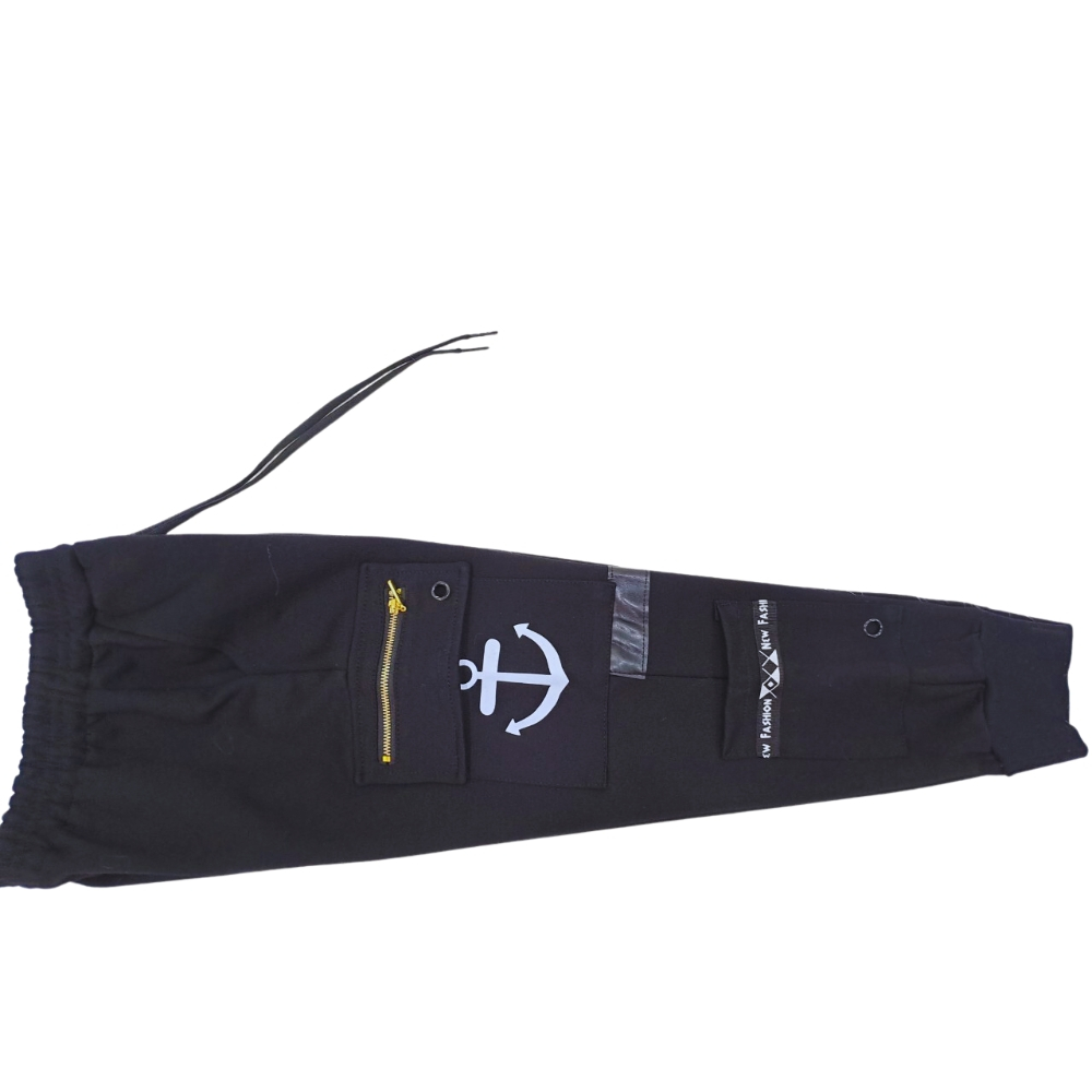 Quần dài bé trai jogger size đại  chất umi cao cấp hàn quốc túi hộp dây kéo in hình hải tặc từ20-40 kg lovelykid97.store