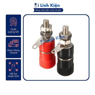 Đôi jack bắp chuối cái 4mm (đen+đỏ)