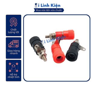 Đôi jack bắp chuối cái 4mm (đen+đỏ)