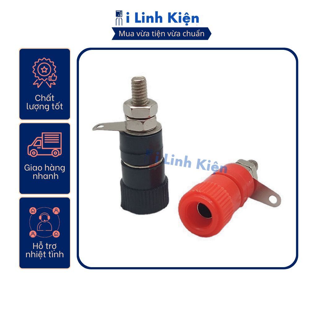 Đôi jack bắp chuối cái 4mm