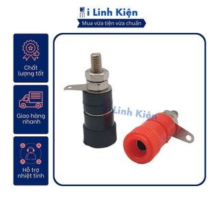 Đôi jack bắp chuối cái 4mm (đen+đỏ)