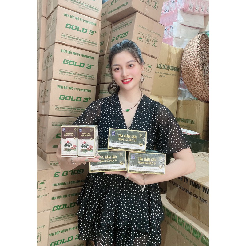 Combo giảm cân 1 tháng (2 viên đốt 3 trà) PHẠM GIA