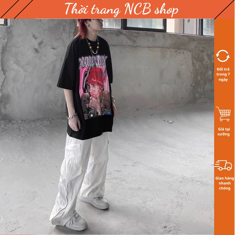 Áo phông nam nữ , áo thun nam nữ đẹp form rộng , chất vải cotton co giãn 4 chiều mặc thoáng mát