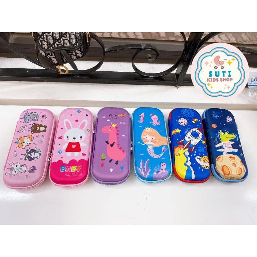 Hộp bút 3D In Nổi Hoạt Hình Nhiều Mẫu Dễ Thương Cho Bé Trai và Bé Gái đẹp lắm Mấy bé  nhìn mà mê luôn