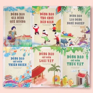 Sách - đồng dao theo chủ điểm bộ 6 quyển