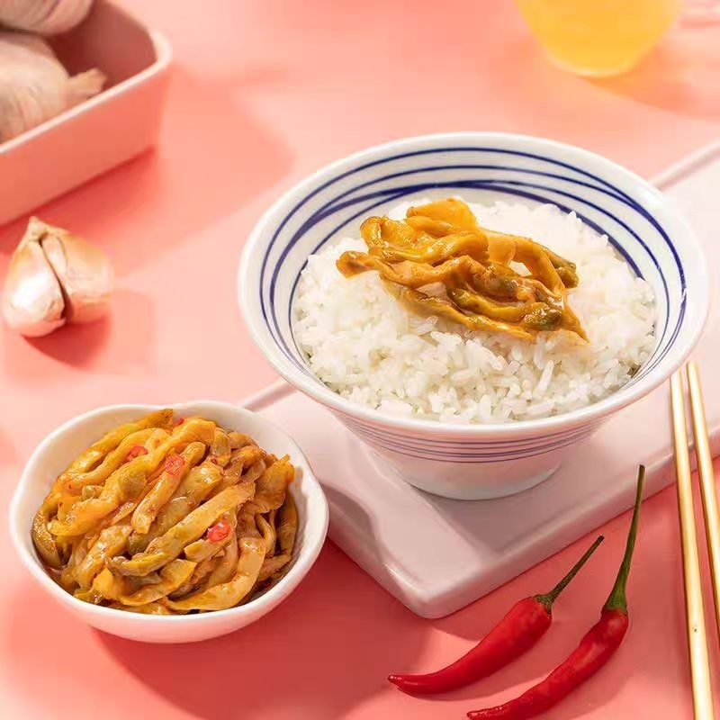 Rau mầm đá dưa chua muối cay gói 120g hàng sẵn