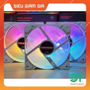  Fan led PC quạt case SKYCOOL nhiều màu led   fan trắng  