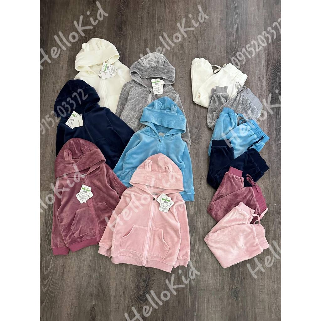 Bộ nhung mũ tai allbasic cho bé