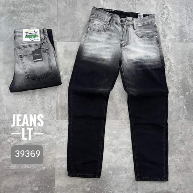 Quần jean nam mẫu mới loang màu vải bò dày dặn trẻ trung chuẩn form thời trang