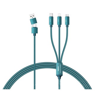 Cáp sạc nhanh đa năng 3in2 remax rc-c012 typec / usb to typec / ln / microusb max 100w, dài 1m - phụ kiện