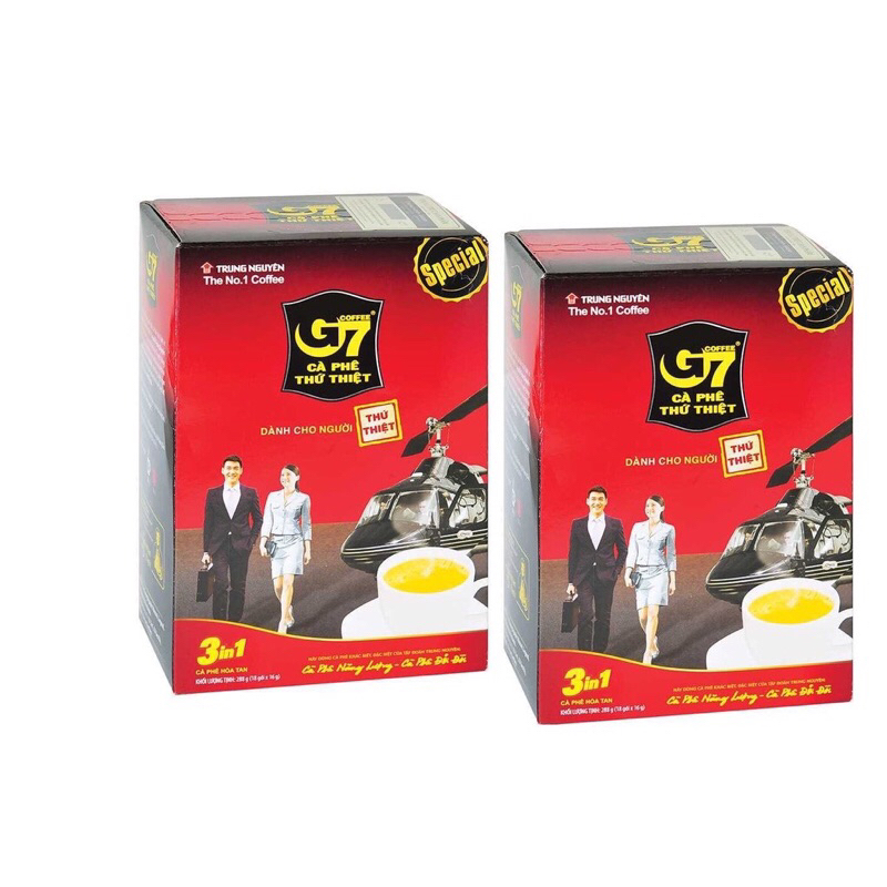 2 Hộp cafe g7 3in1 thơm ngon