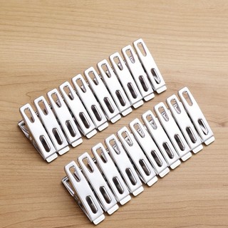 Set 20 kẹp quần áo inox phơi đồ
