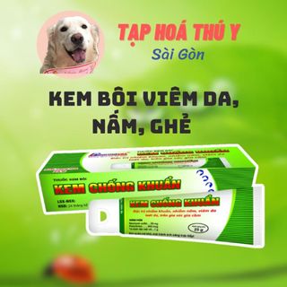 KEM CHỐNG KHUẨN kem bôi nấm ngứa cho chó cho mèo cho thú cưng