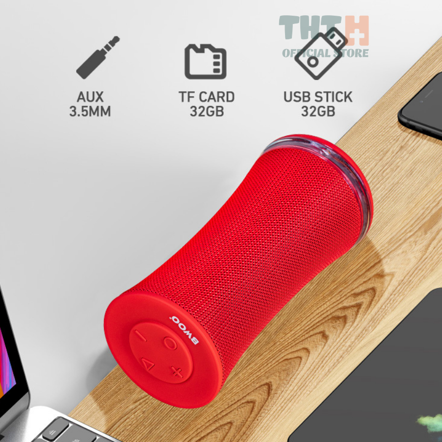 Loa BLUETOOTH BS56 âm thanh HIFI chính hãng ánh sáng theo nhạc RGB bảo hành 12 tháng