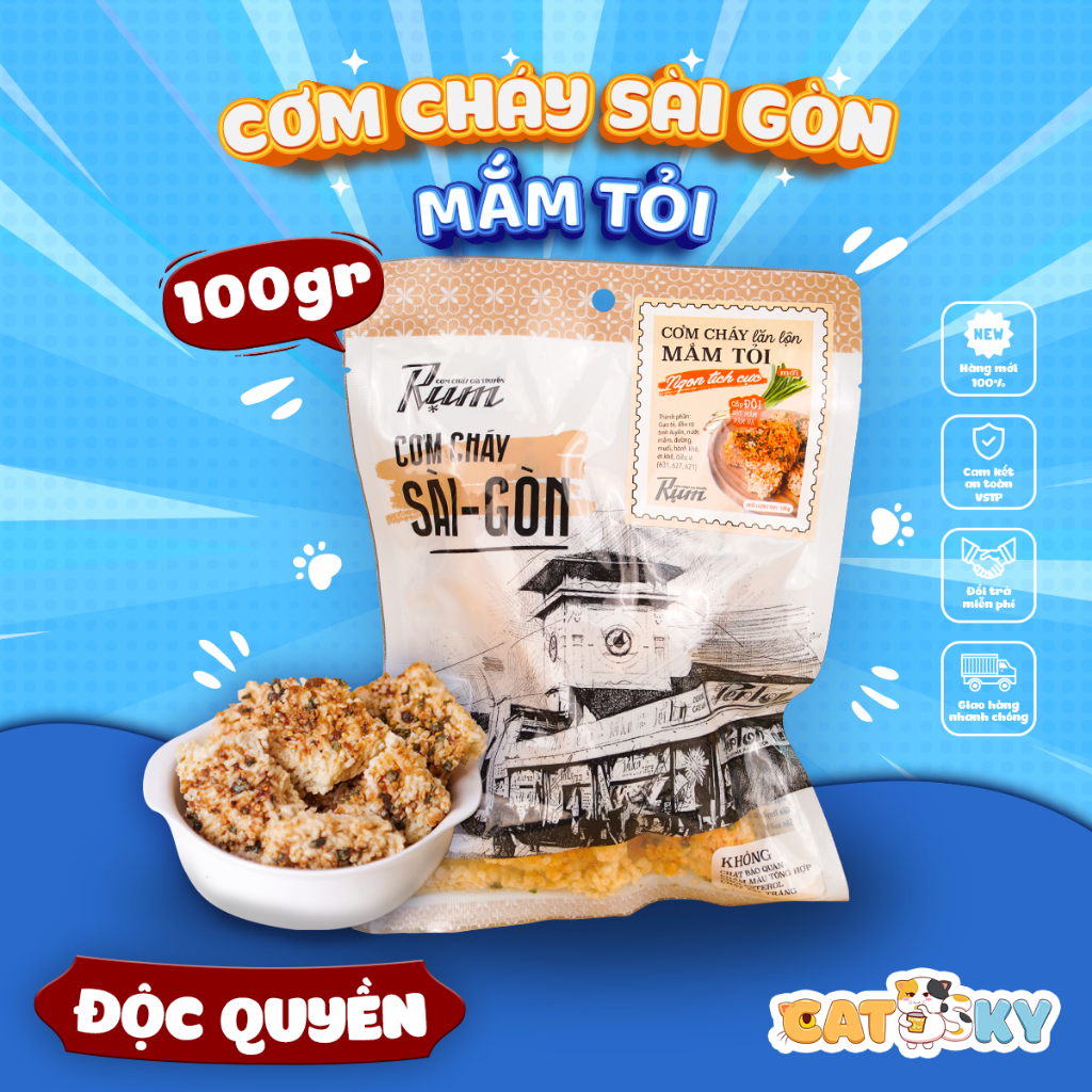 Cơm Cháy CATSKY FOOD đồ ăn vặt phân phối
