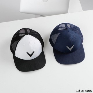 Nón kết lưới logo kim loại hàng đẹp