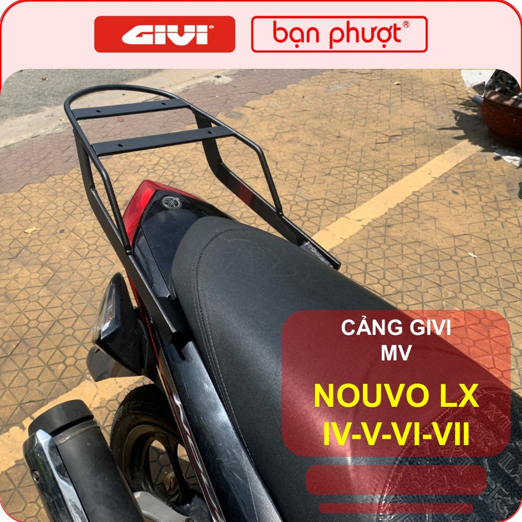 Baga Givi Sau Xe Nouvo 4 LX 135 , Nouvo 5 SX  - Cảng Givi Nouvo 6 FI GP, Nouvo 7 FI SX (2008>2016)