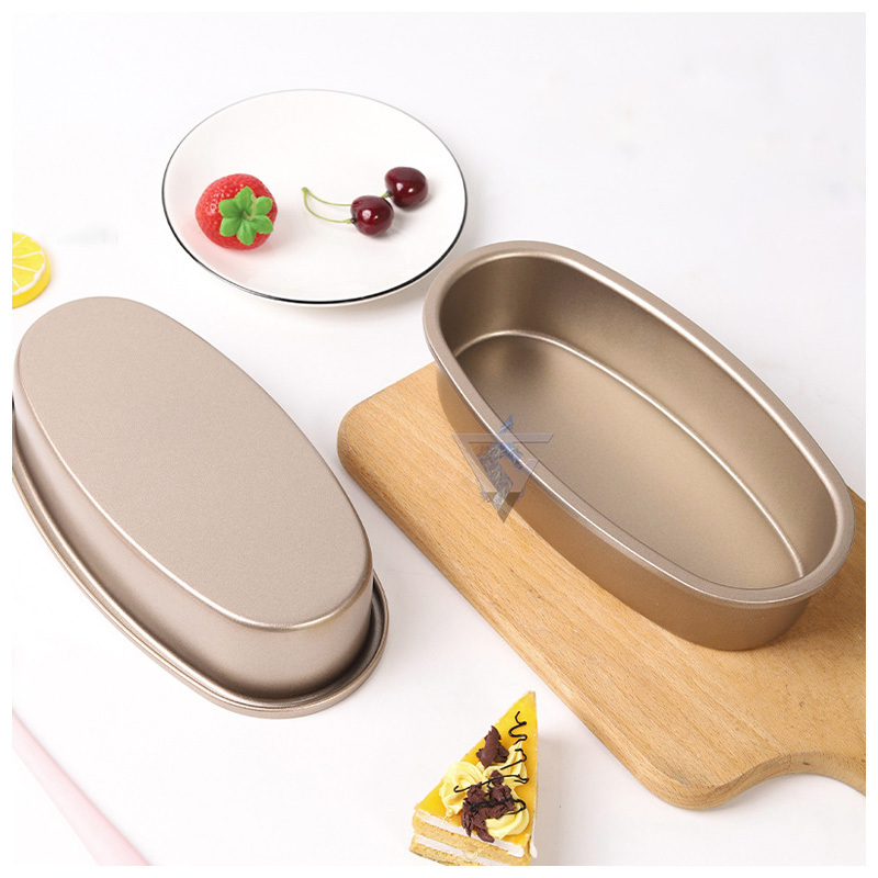 Khuôn bánh oval làm bánh mì hoa cúc chống dính, để bánh, khuôn nhôm làm bánh hình ovan giá rẻ