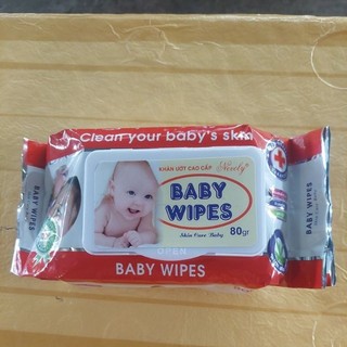 Khăn ướt Baby Đóng gói: 80 miếng