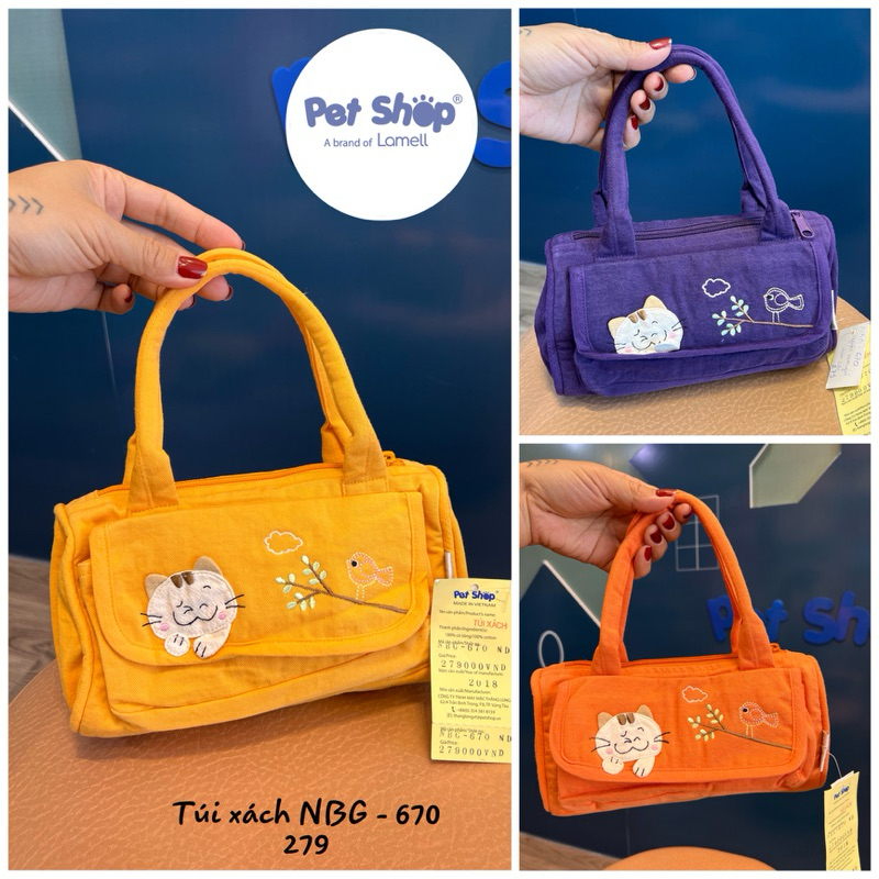 Bóp túi xách tay, ví xách tay xinh xắn PETSHOP NBG 670