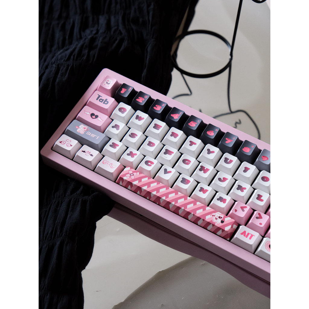 Bộ nút bàn phím cơ | Keycap Cherry WUKDS Dark Bear PBT Dyesub