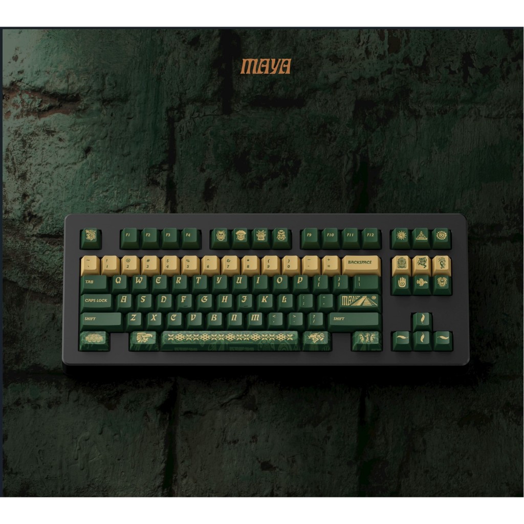 Bộ nút bàn phím cơ | Keycap Cherry WUKDS Mayan PBT Dyesub