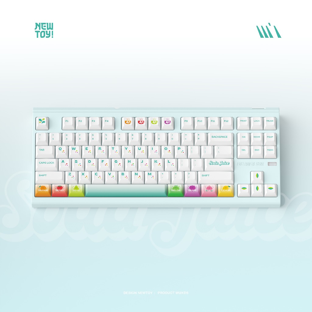 Bộ nút bàn phím cơ | Keycap Wukds Bubble Theme