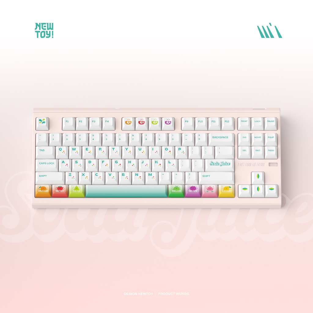 Bộ nút bàn phím cơ | Keycap Wukds Bubble Theme