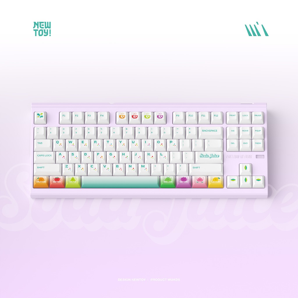 Bộ nút bàn phím cơ | Keycap Wukds Bubble Theme