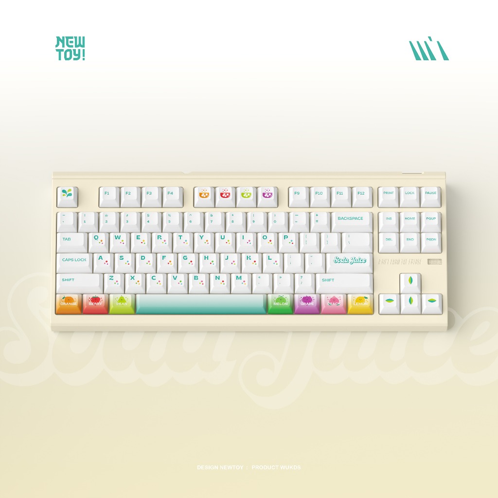 Bộ nút bàn phím cơ | Keycap Wukds Bubble Theme