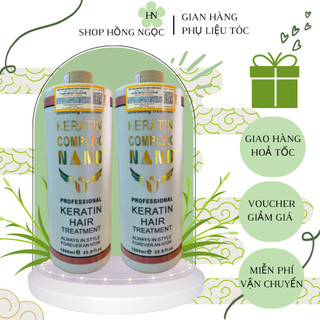 Keratin Complex Nano Nâu 1000ml , phục hồi tóc hư tổn
