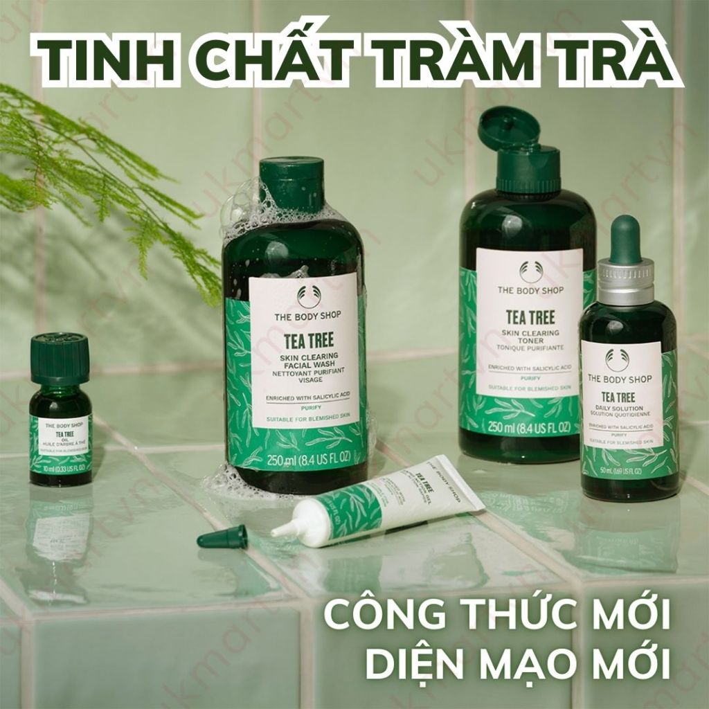 Tinh Dầu Tràm Trà Chấm Mụn, Kháng Khuẩn The Body Shop Tea Tree Oil