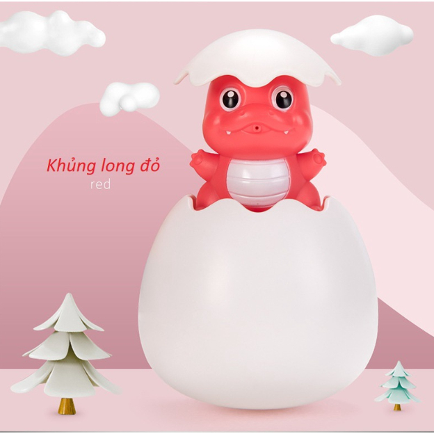 Đồ chơi nhà tắm- Đồ Chơi Thả Bồn Tắm Hình Quả Trứng Nở Phun Nước Dễ Thương