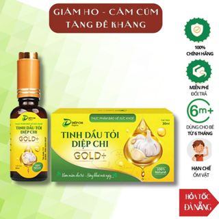 Tinh dầu tỏi DIỆP CHI GOLD Giúp Bé Giảm hắt hơi sổ mũi hổ trợ tăng sức đề kháng bé it ốm vặt 30ml 100% từ tỏi ta SONALA