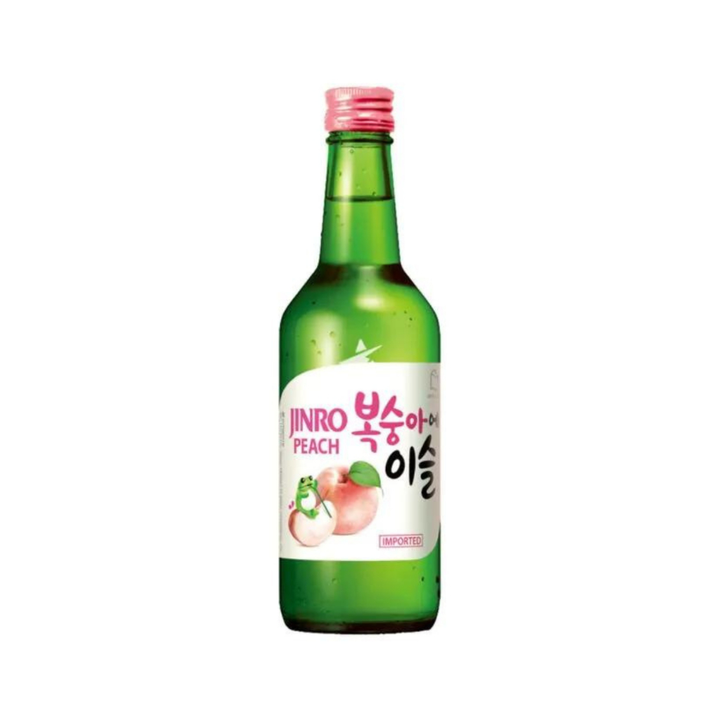 Nước trái cây lên men Soju Jinro Hàn Quốc chai 360ml đủ vị