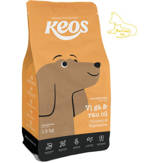 KEOS thức ăn hạt cho chó lớn - chó nhỏ - hỗ trợ tiêu hóa
