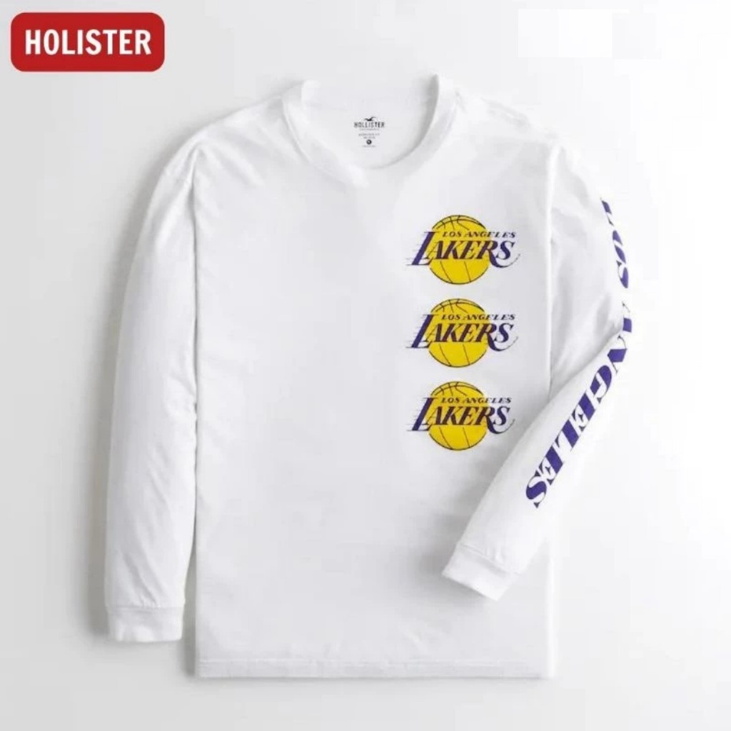 Áo Thun Dài Tay cotton nam Hollister xuất dư xịn Susushop màu trắng